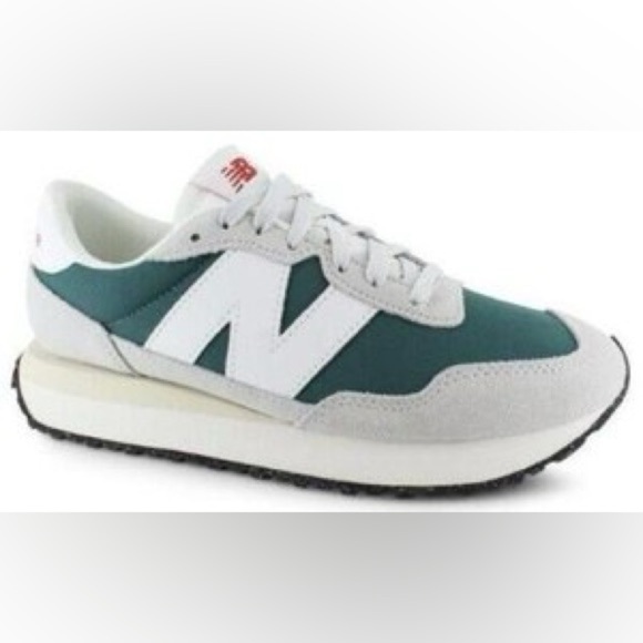 Men’s NEW BALANCE 237 Grey Matter Atlantic blue retro sneakers- Size 14 - Picture 1 of 12